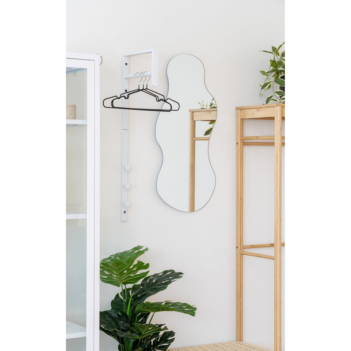 Spiegel organische Form- Glas, 40x80 cm