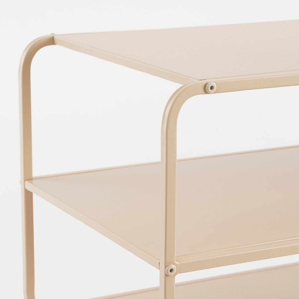 Jules Couchtisch – L110 x B38 x H50 cm – Metall – beige