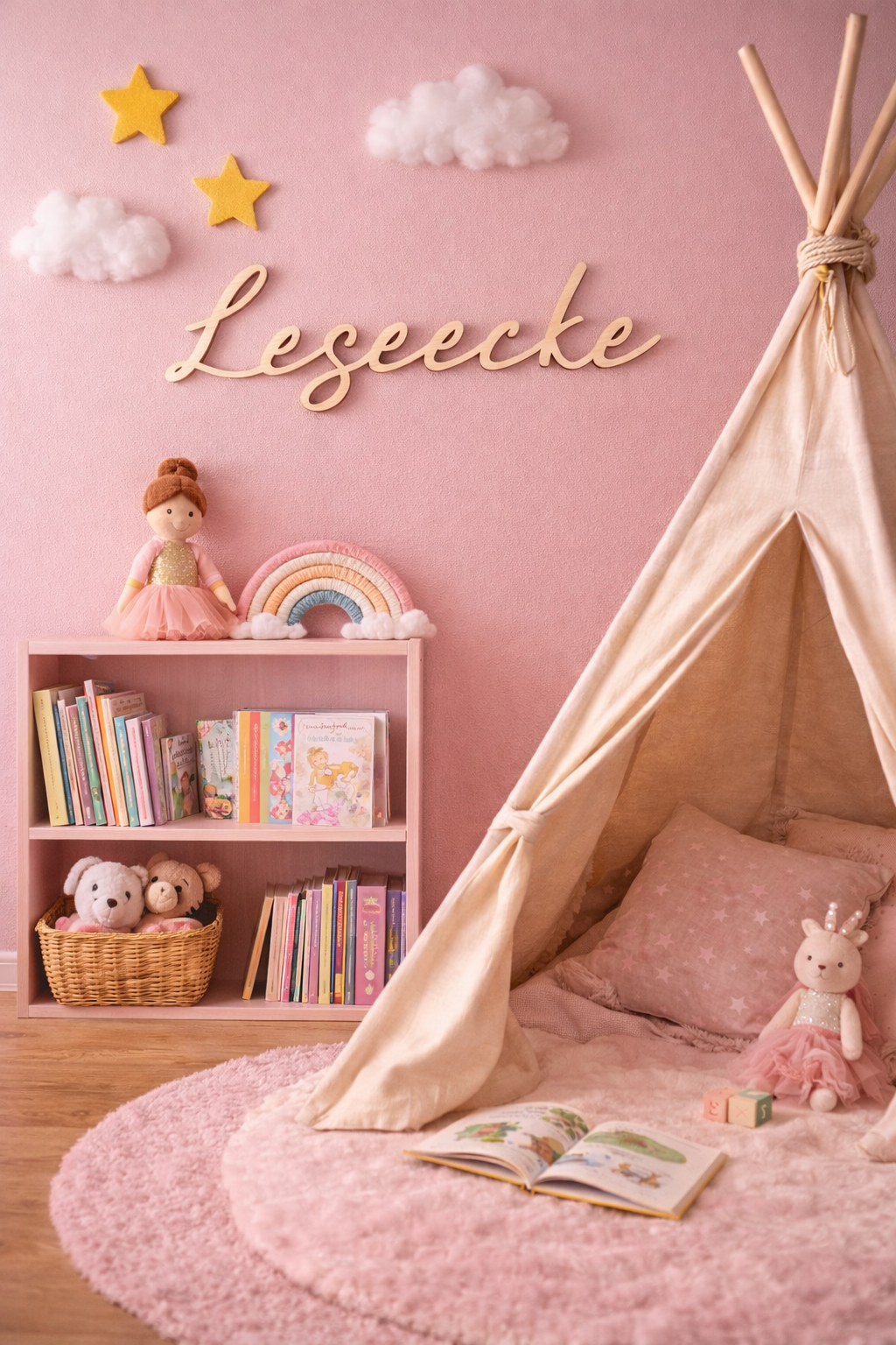 Holzschriftzug „Leseecke“