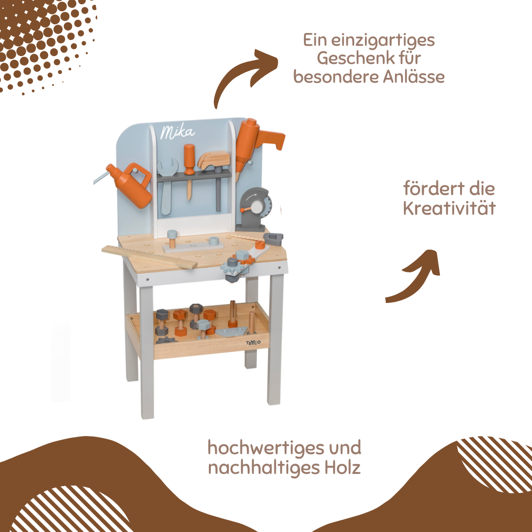 Tryco Werkbank mit Wunschname