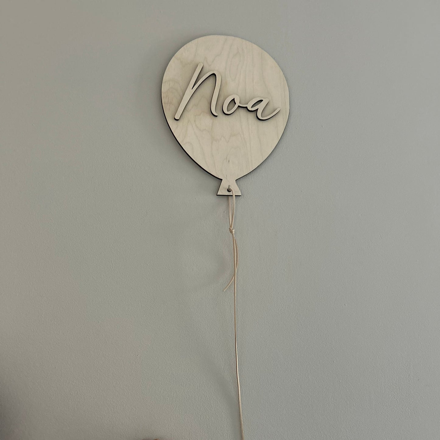 Kinderzimmer Namensschild | Luftballon | Geschenk Geburt