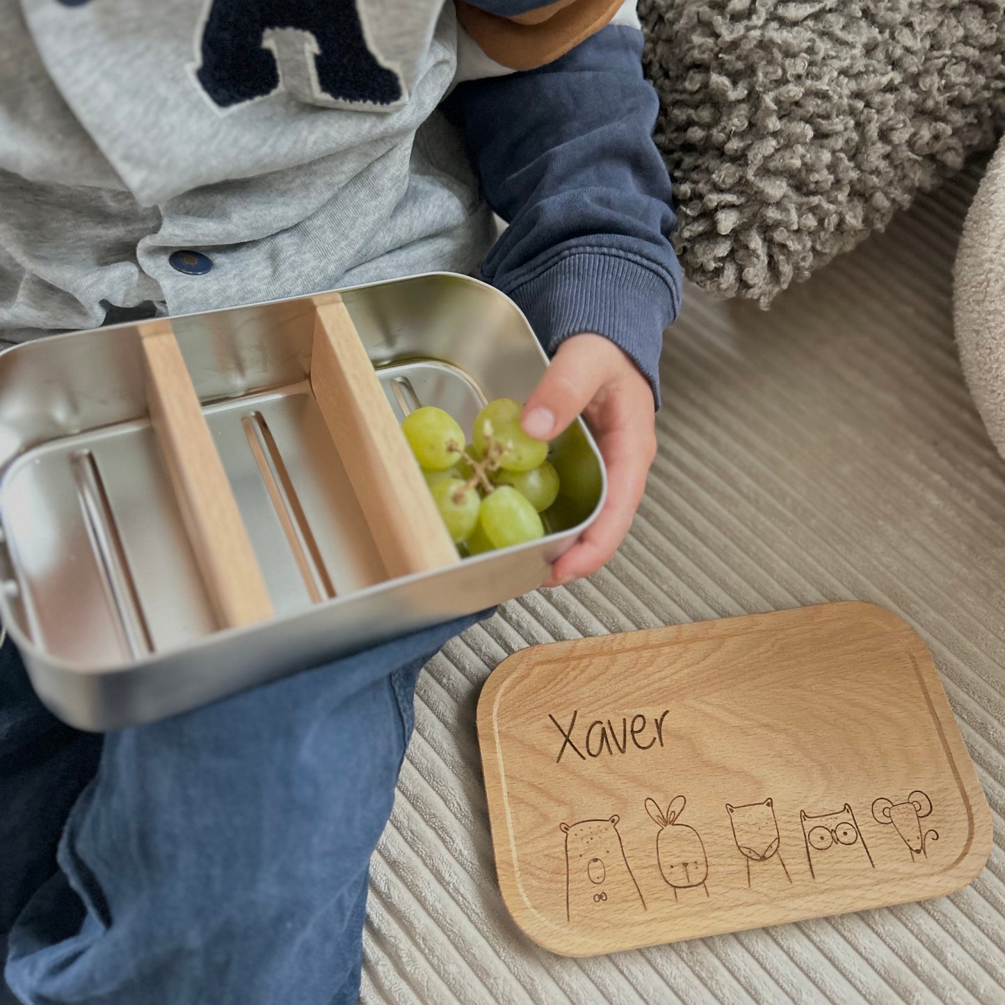 Personalisierte Kinder-Lunchbox mit Namen