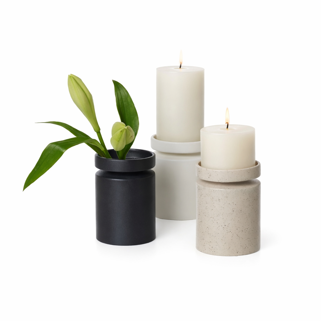 Ania Duo Vase & Kerzenhalter