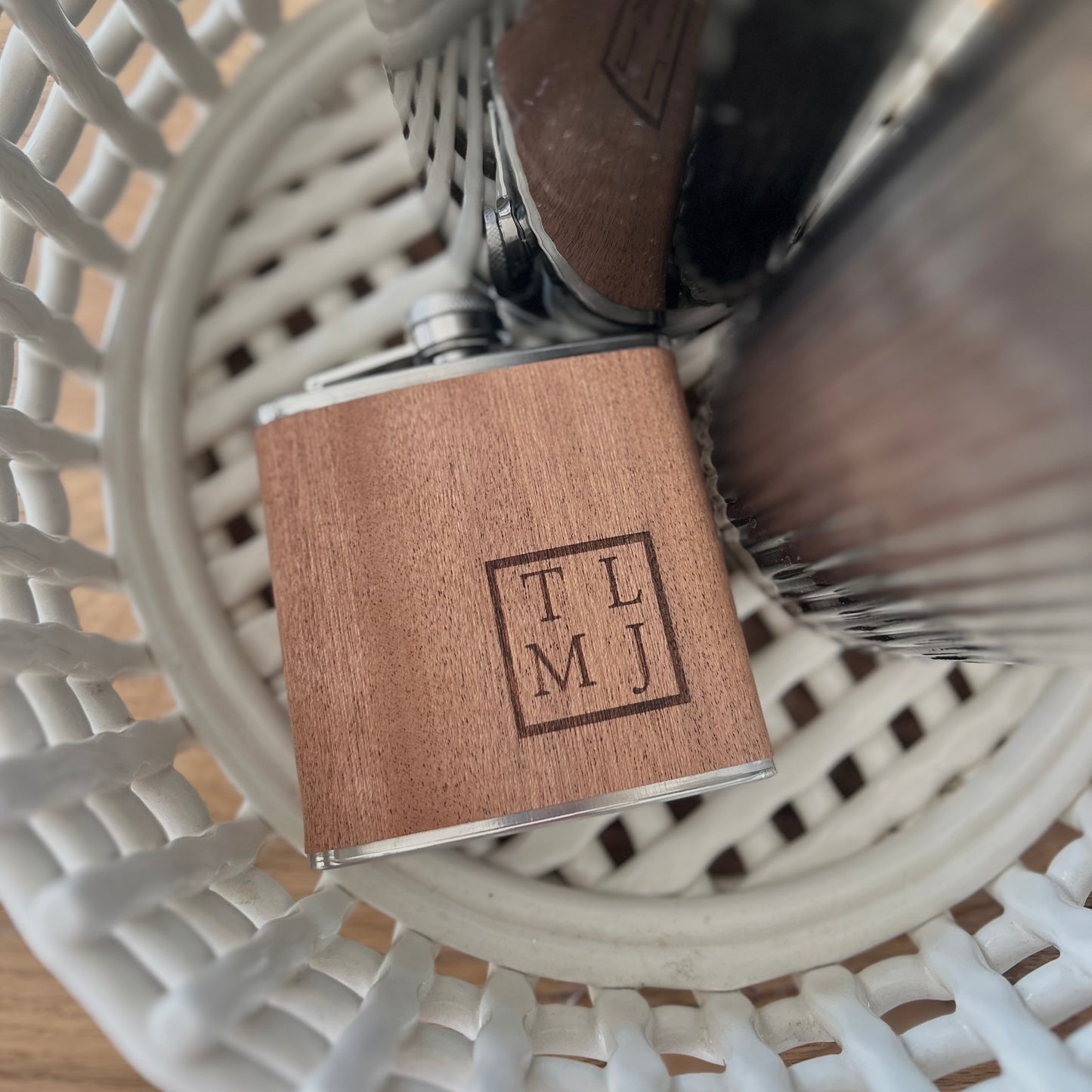 Flachmann mit Initialen – Geschenkidee für Männer