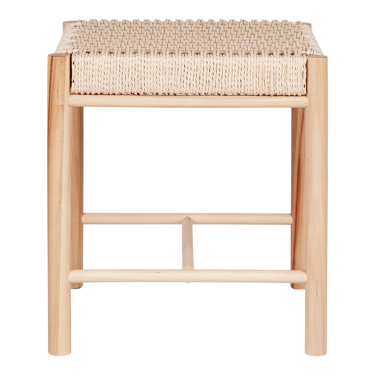 Abano Hocker - Natur - 42x42x46,5 cm