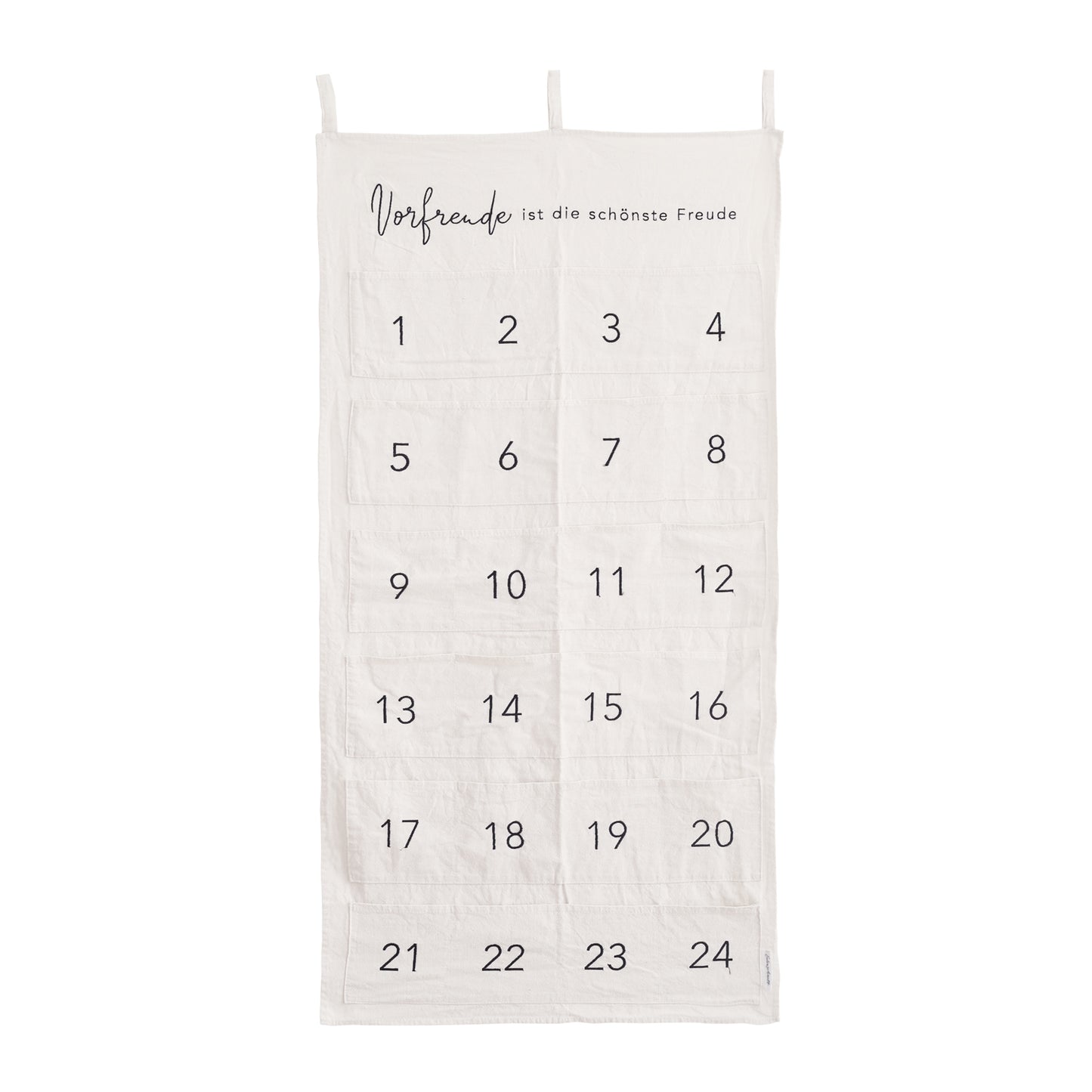 Eulenschnitt Adventskalender aus Stoff