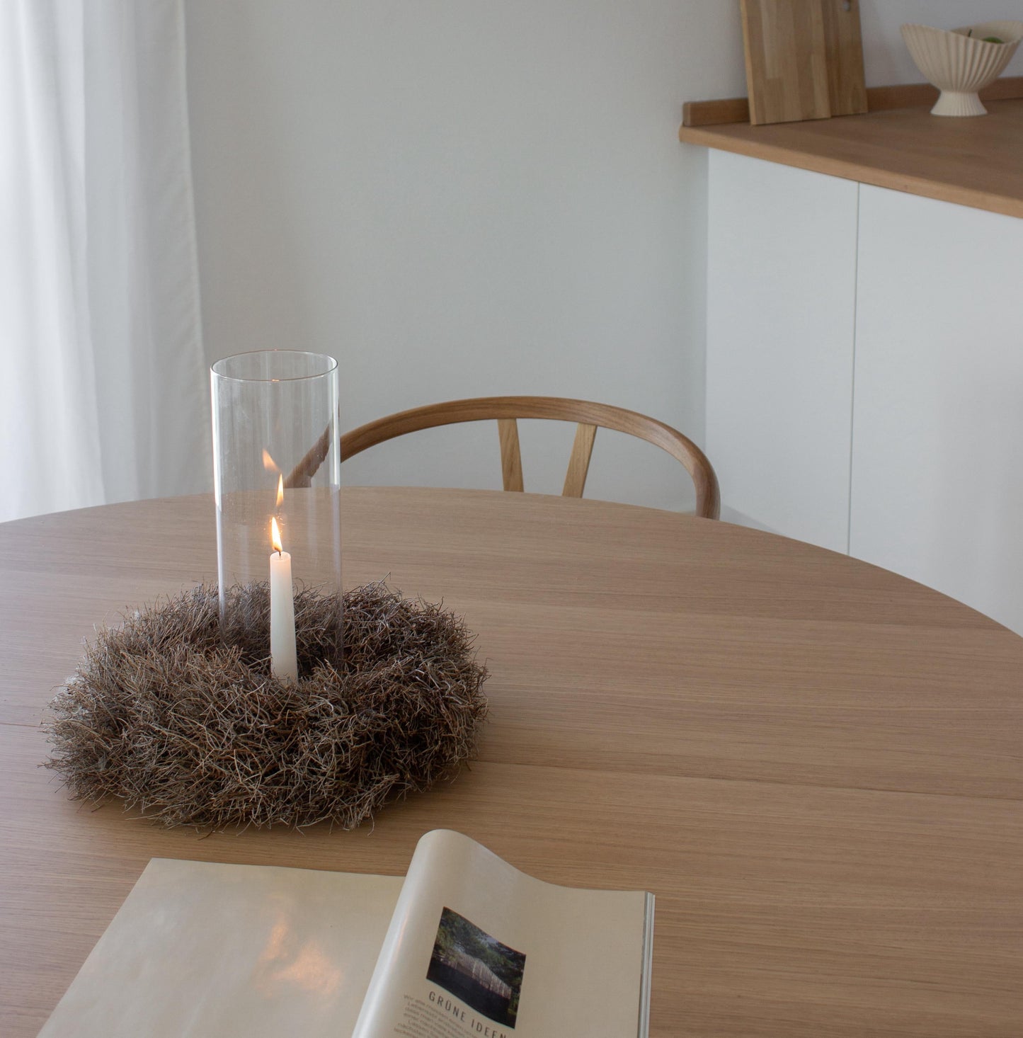 Iron Grass Kranz – 45 cm | Natural | Naturkranz handgebunden