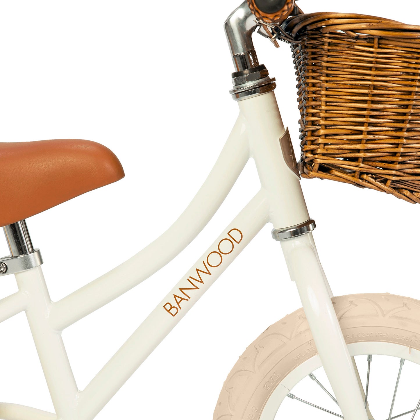 Laufrad mit Korb - WEISS Banwood