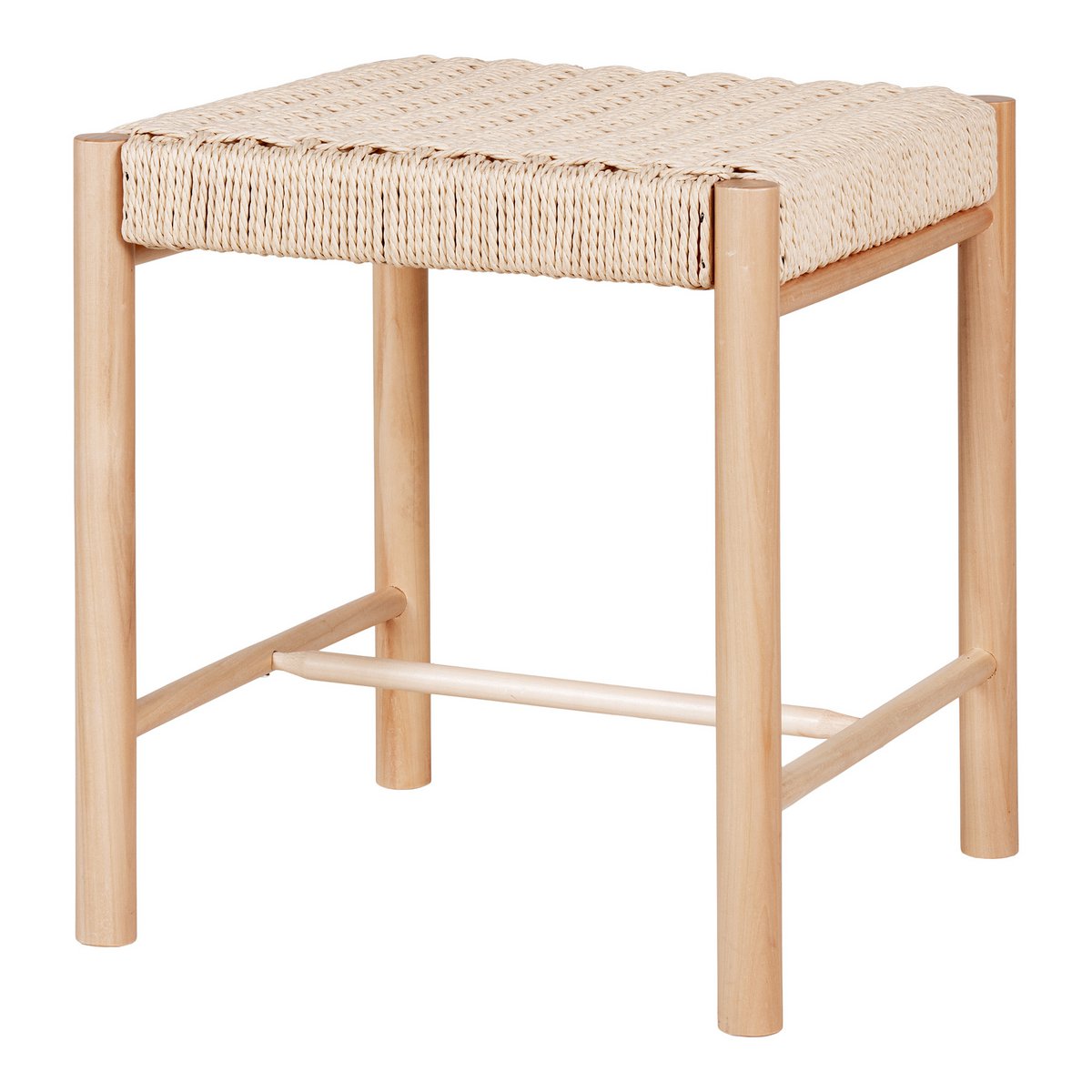 Abano Hocker - Natur - 42x42x46,5 cm