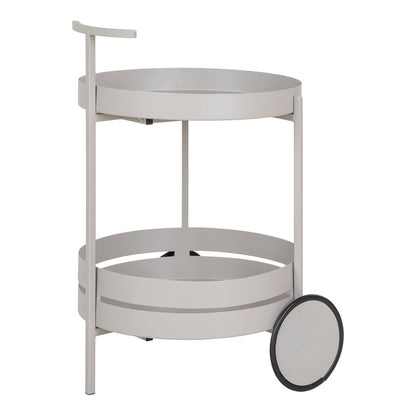 Beja Bar – Barwagen Servierwagen in grau 40 x 49,5 x 61 cm