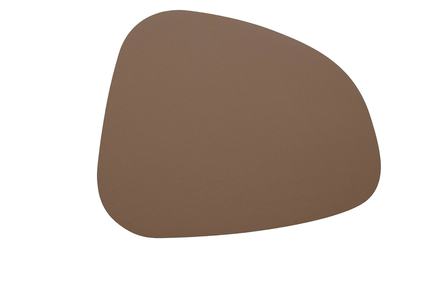 Platzset aus Kunstleder – 2-farbig (Beige/Braun)