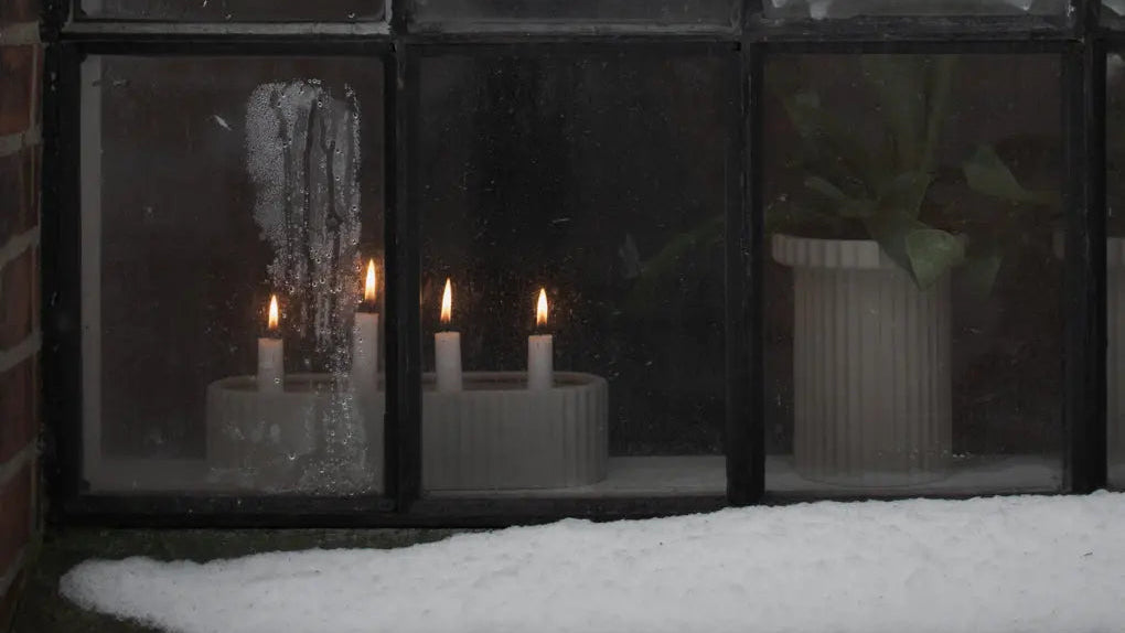 DBKD Stripe Adventskerzenhalter Schön Manufaktur