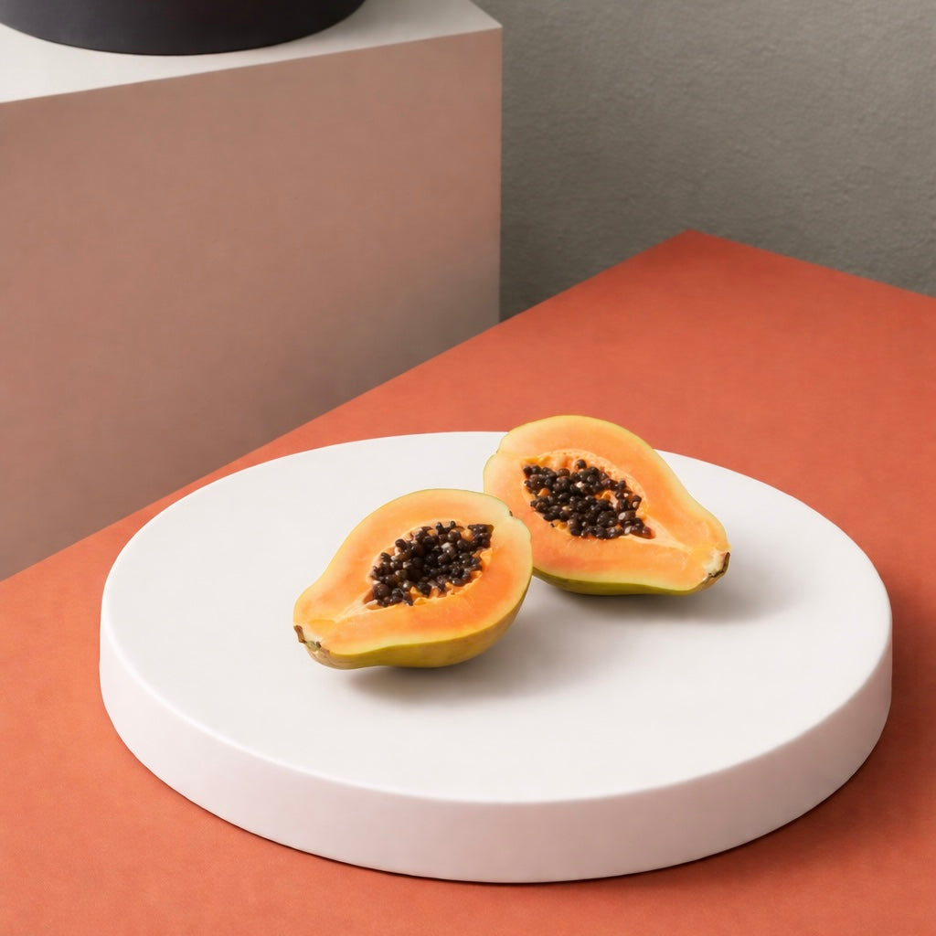 Runde Dekoschale Weiß – Minimalistisches Tablett im Skandi Stil – Lübech Living (Ø35 cm)