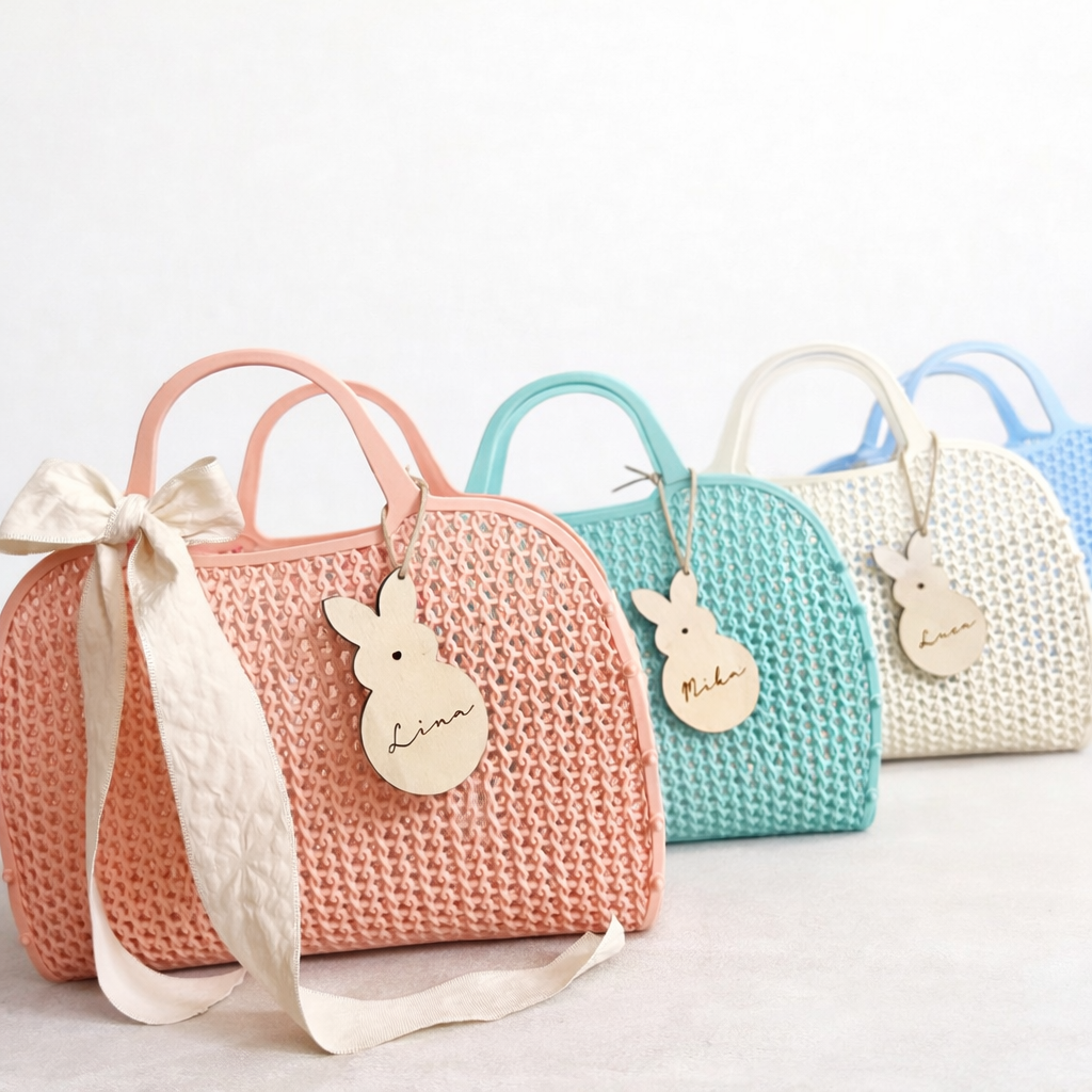 Kinder Netztasche | Osternest & Strandtasche für Kinder