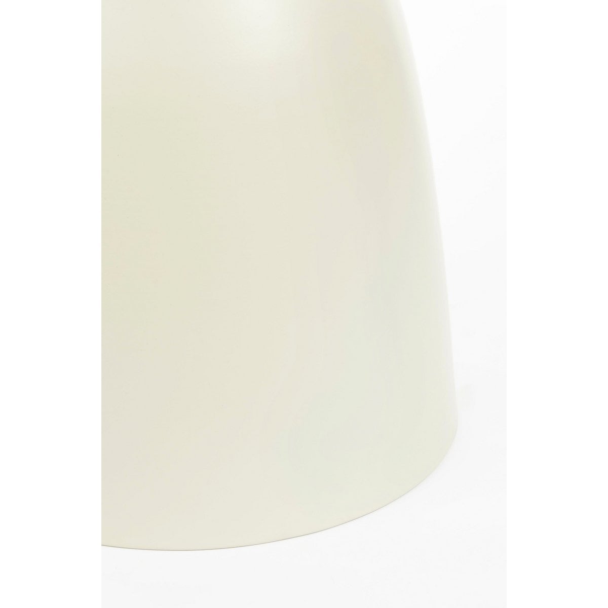 Elliott Beistelltisch creme – runder Metall-Side Table