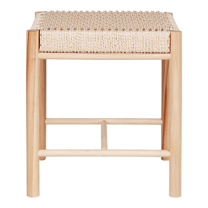 Abano Hocker - Natur - 42x42x46,5 cm