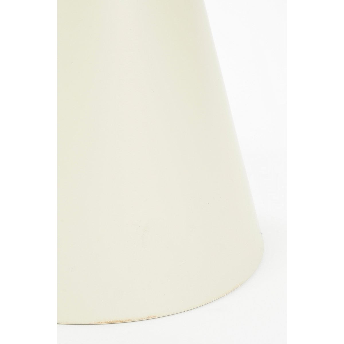 Jim Beistelltisch rund weiß – eleganter Metall-Beistelltisch