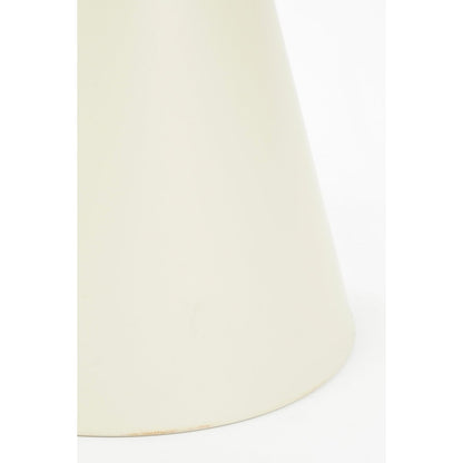 Jim Beistelltisch rund weiß – eleganter Metall-Beistelltisch