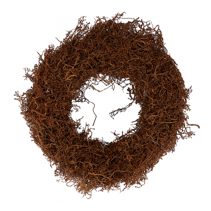 Natürlicher Adventskranz aus Weinrebe, Islandmoos & Zapfen – stilvolle Weihnachtsdeko im modernen Look