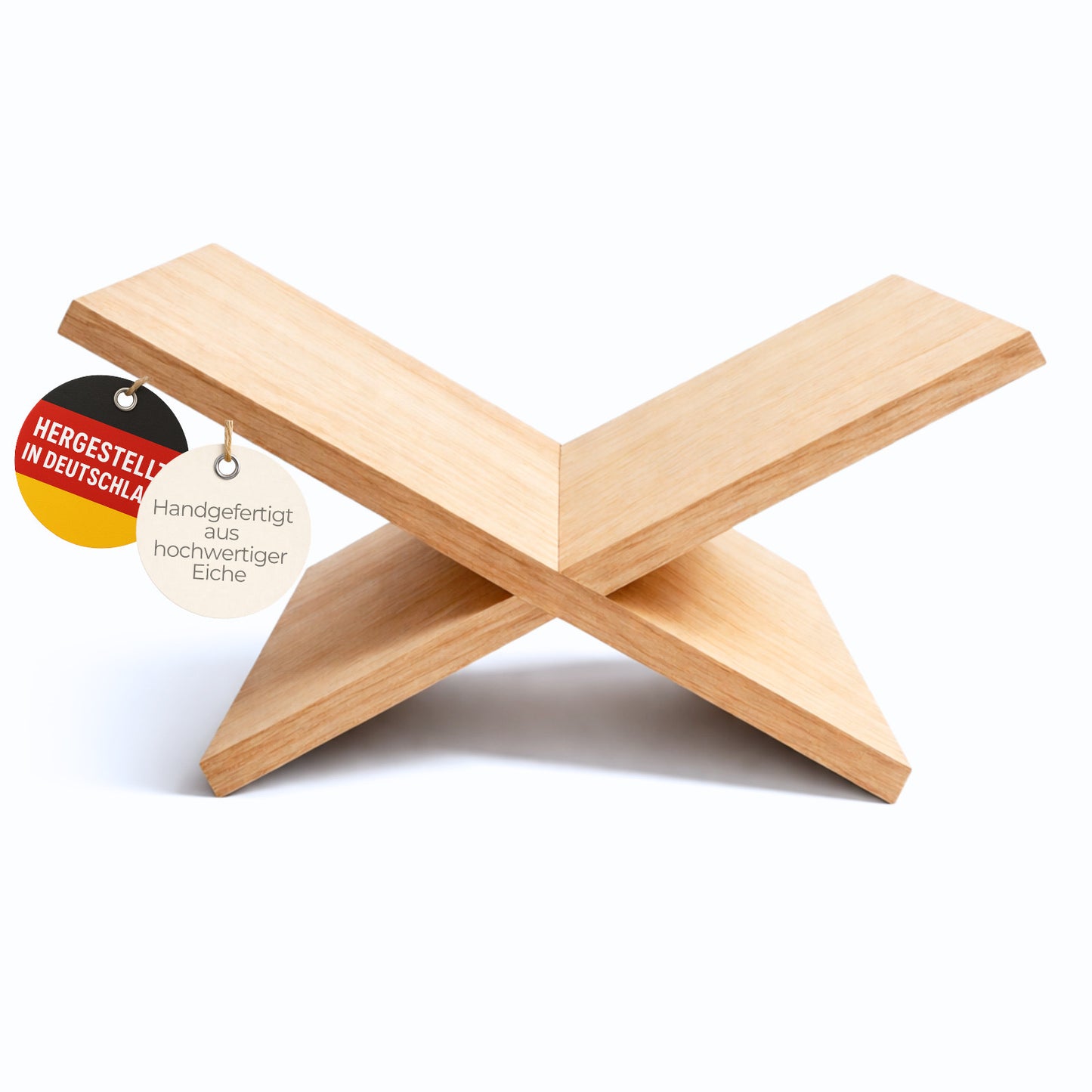 Handgefertigter Buchständer mit Gravur – Das perfekte Geschenk für Familie & Freunde