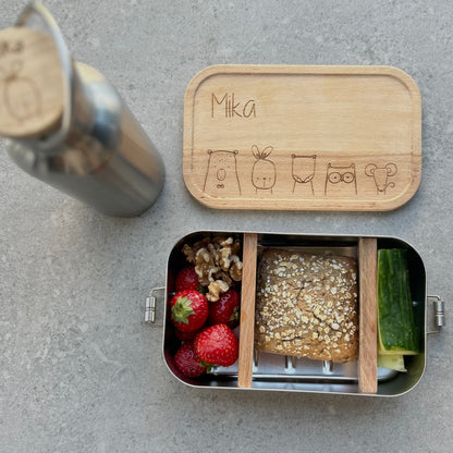 Personalisierte Kinder-Lunchbox mit Namen