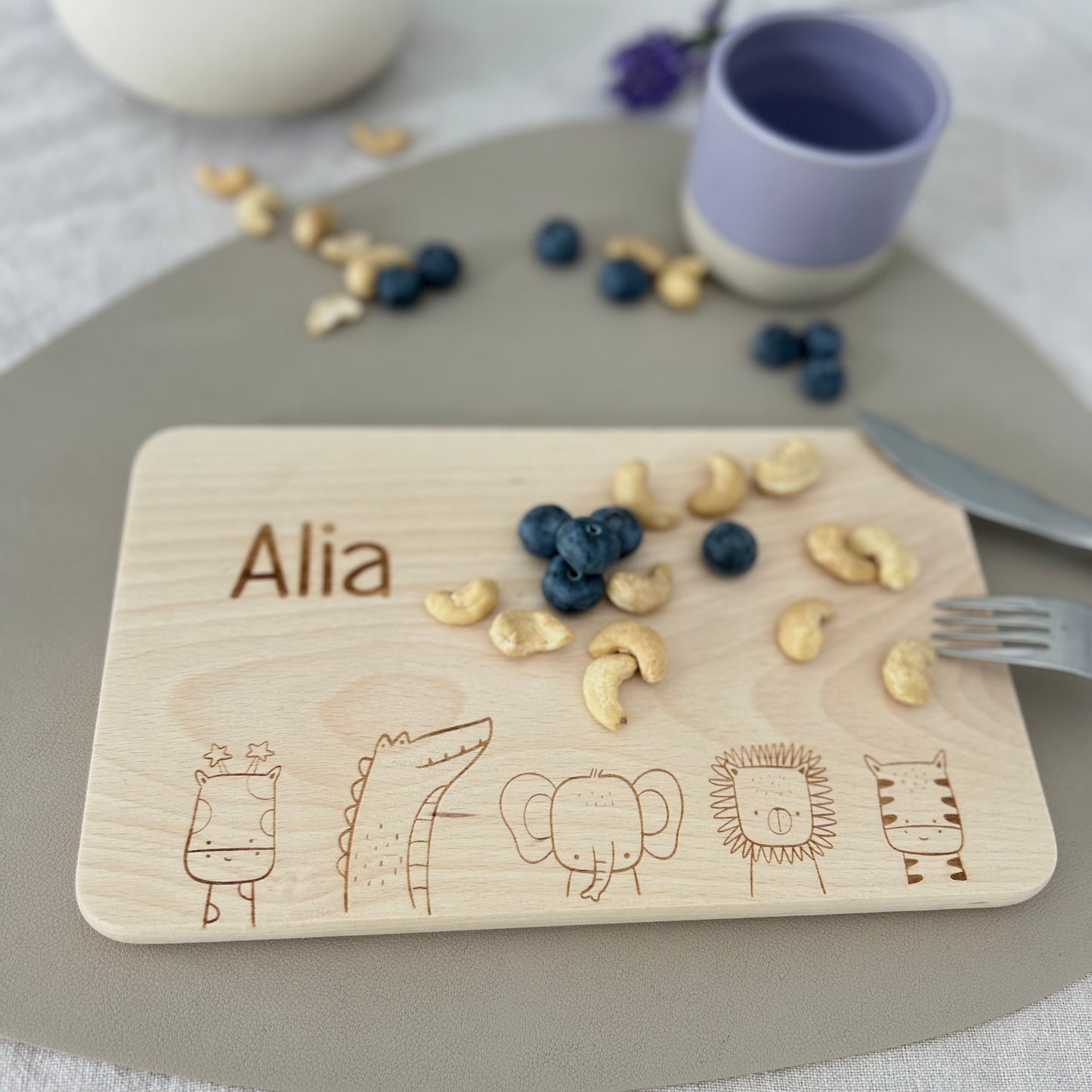 Babygeschenk, Frühstücksbrettchen personalisiert, Taufe, Gifts for kids, Taufgeschenk, Geschenk Geburt, Baby