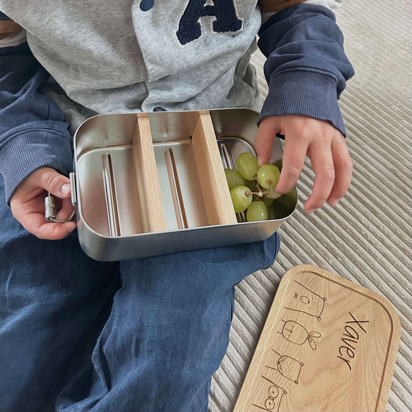 Personalisierte Kinder-Lunchbox mit Namen