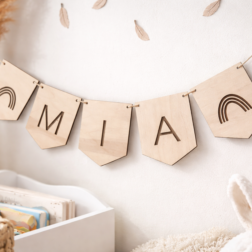 Personalisierte Wimpelkette / Namensschilder Kinder