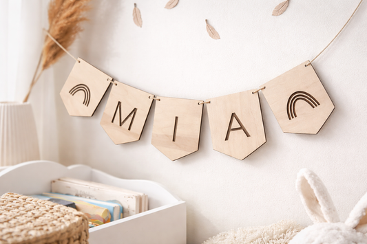 Personalisierte Wimpelkette / Namensschilder Kinder