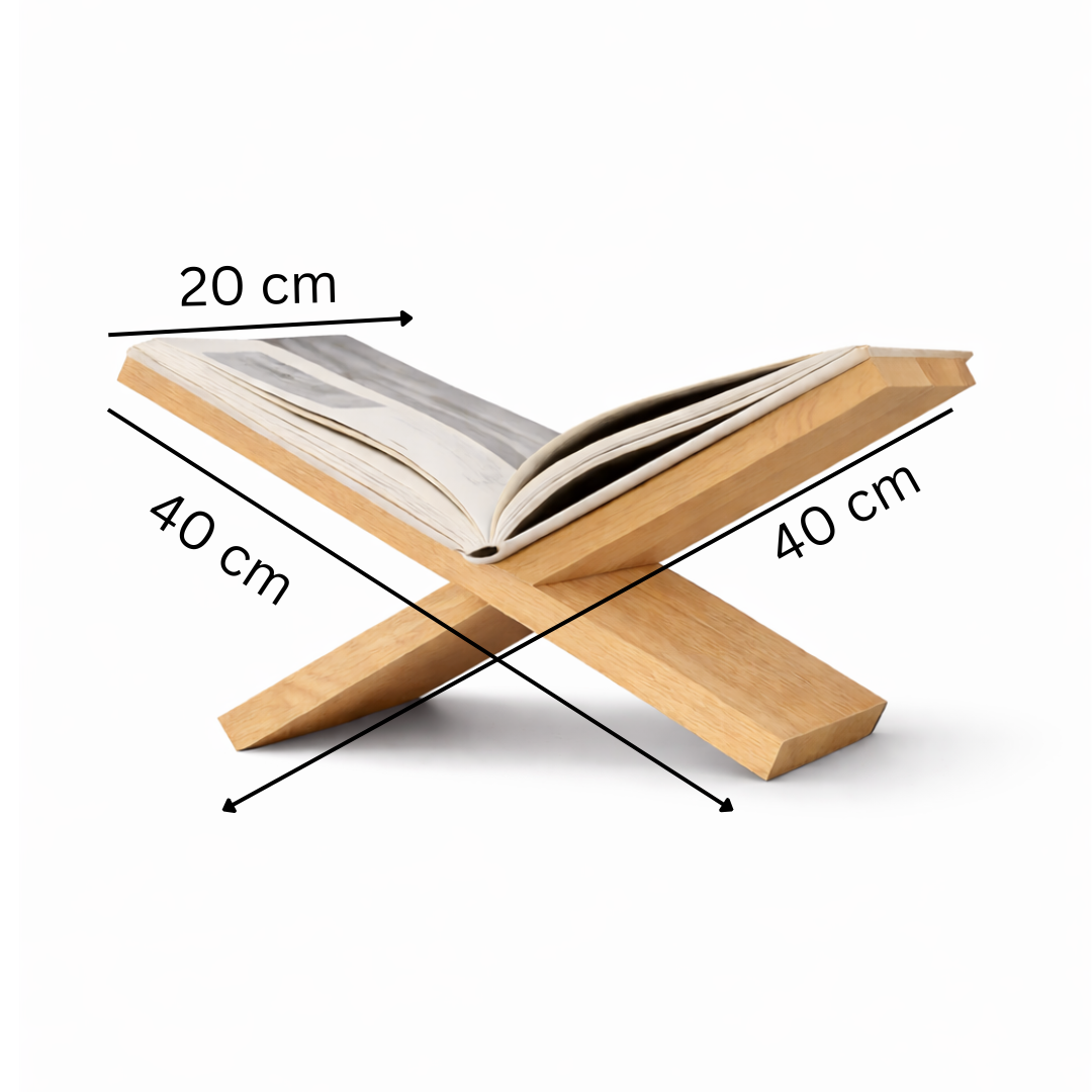 Handgefertigter Buchständer mit Gravur – Das perfekte Geschenk für Familie & Freunde