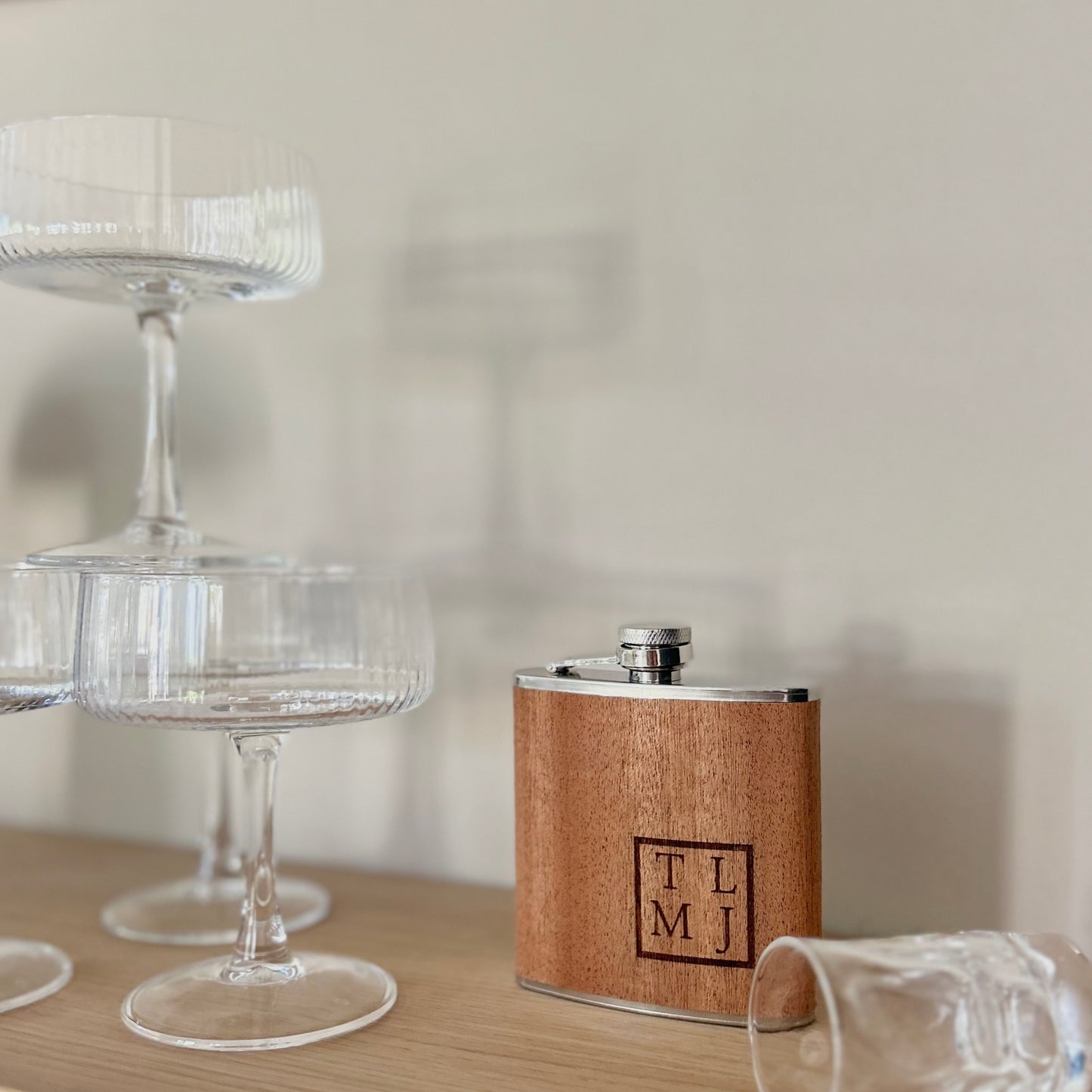 Flachmann mit Initialen – Geschenkidee für Männer