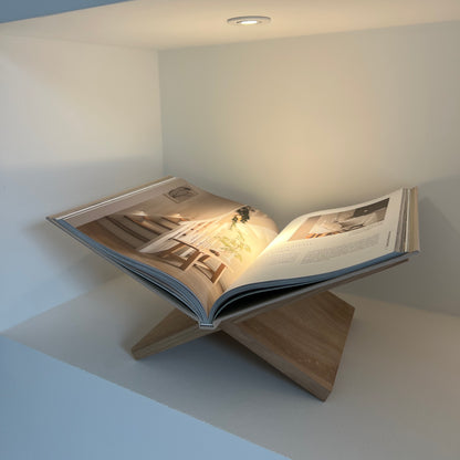 Handgefertigter Buchständer mit Gravur – Das perfekte Geschenk für Familie & Freunde