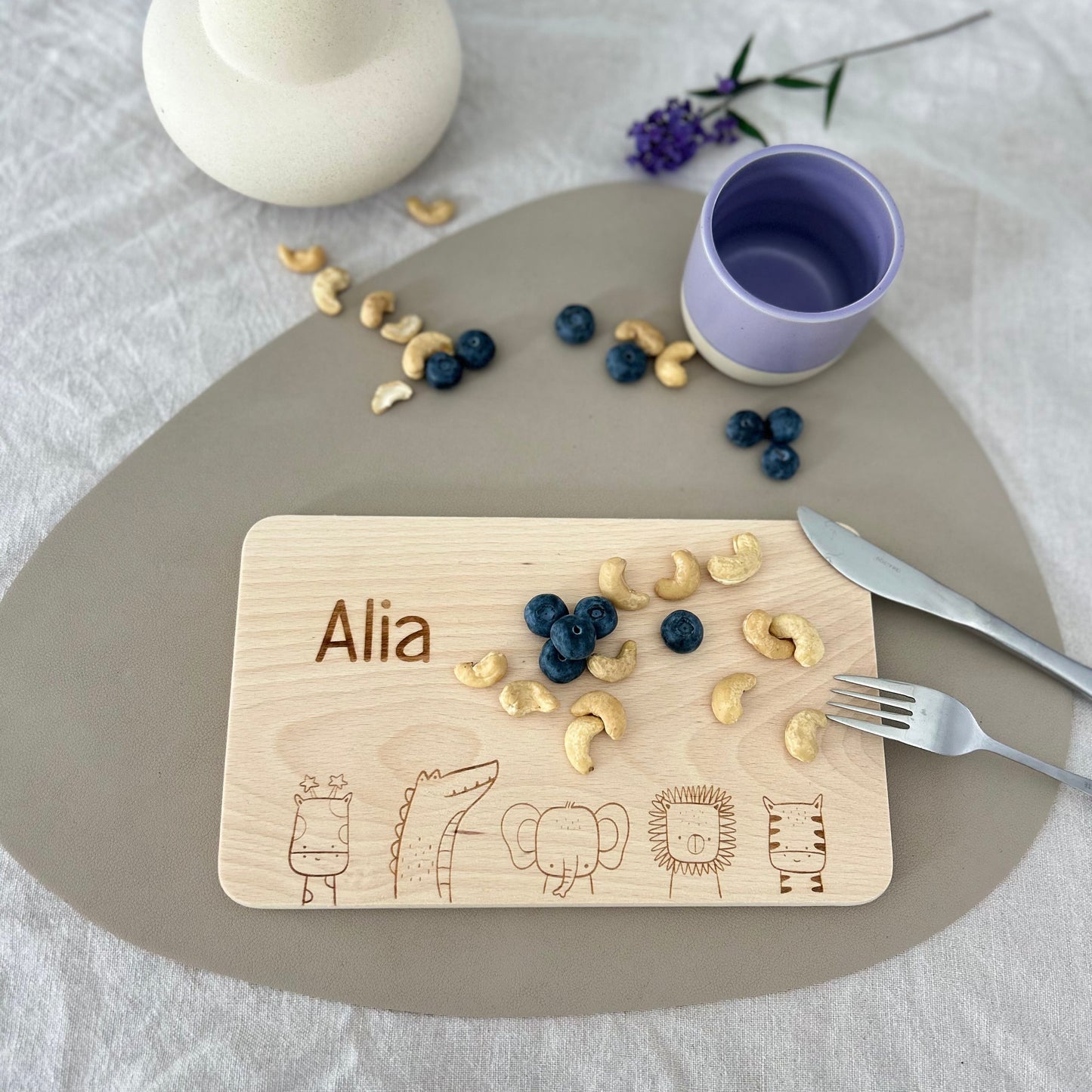Babygeschenk, Frühstücksbrettchen personalisiert, Taufe, Gifts for kids, Taufgeschenk, Geschenk Geburt, Baby