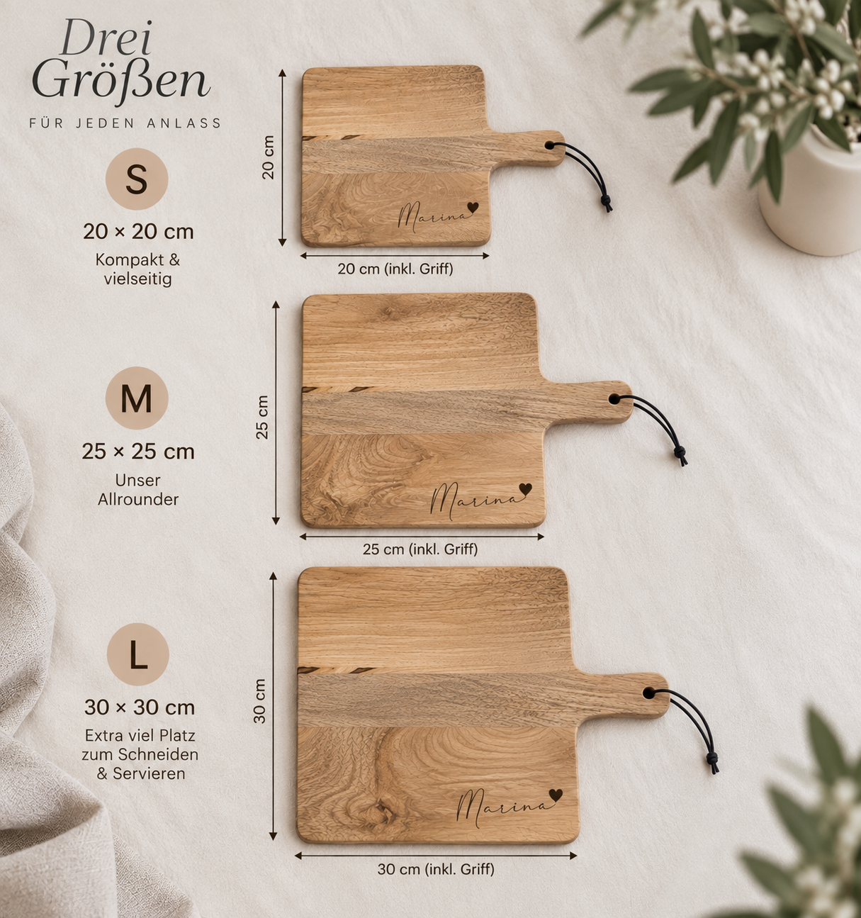 Schneidebrett B-Ware - ohne Gravur