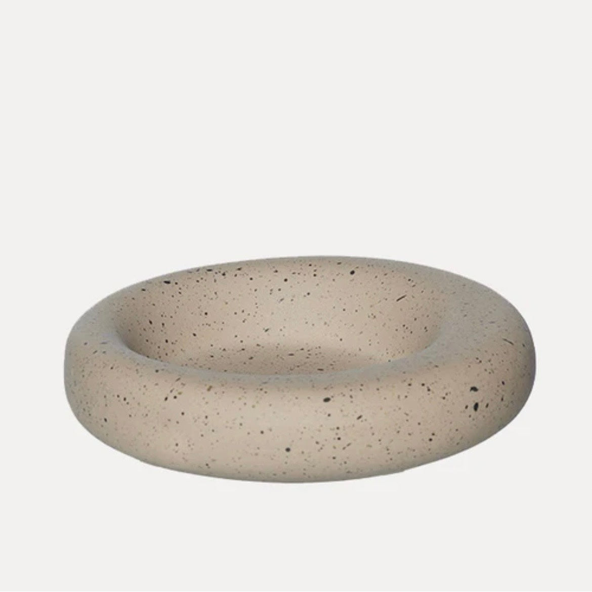 Ania Ring – Kerzenhalter & Schale aus Keramik, Weiß | Lübech Living