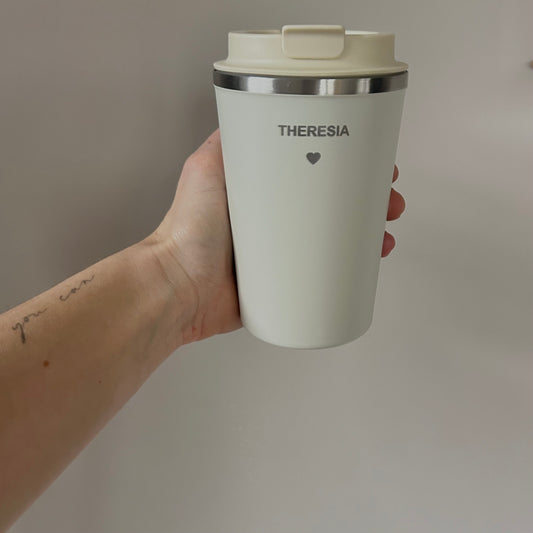 Personalisierter Thermo-Kaffeebecher mit Gravur