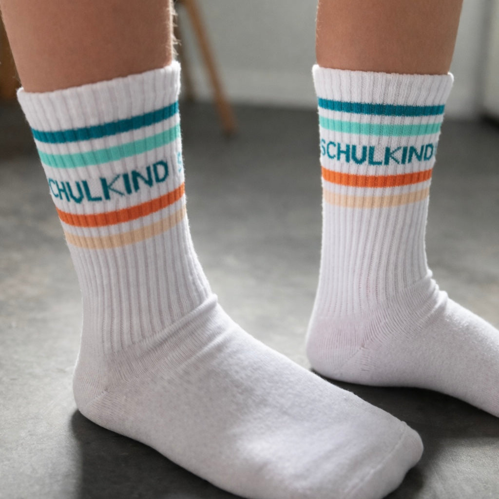 Schulkind Socke