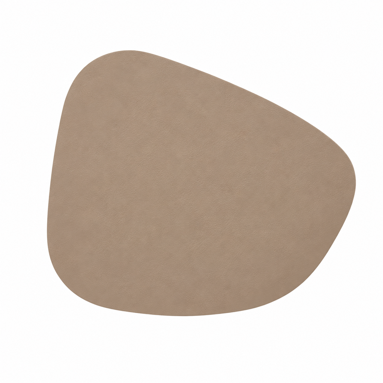 Platzset aus Kunstleder – 2-farbig (Beige/Braun)