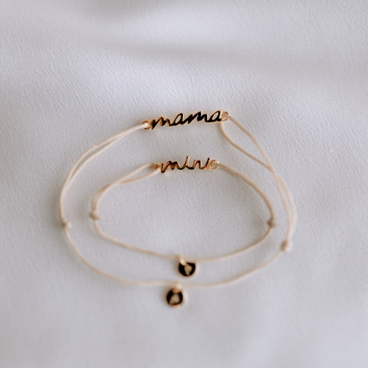 Armband "Mama & Mini" – 18K vergoldet