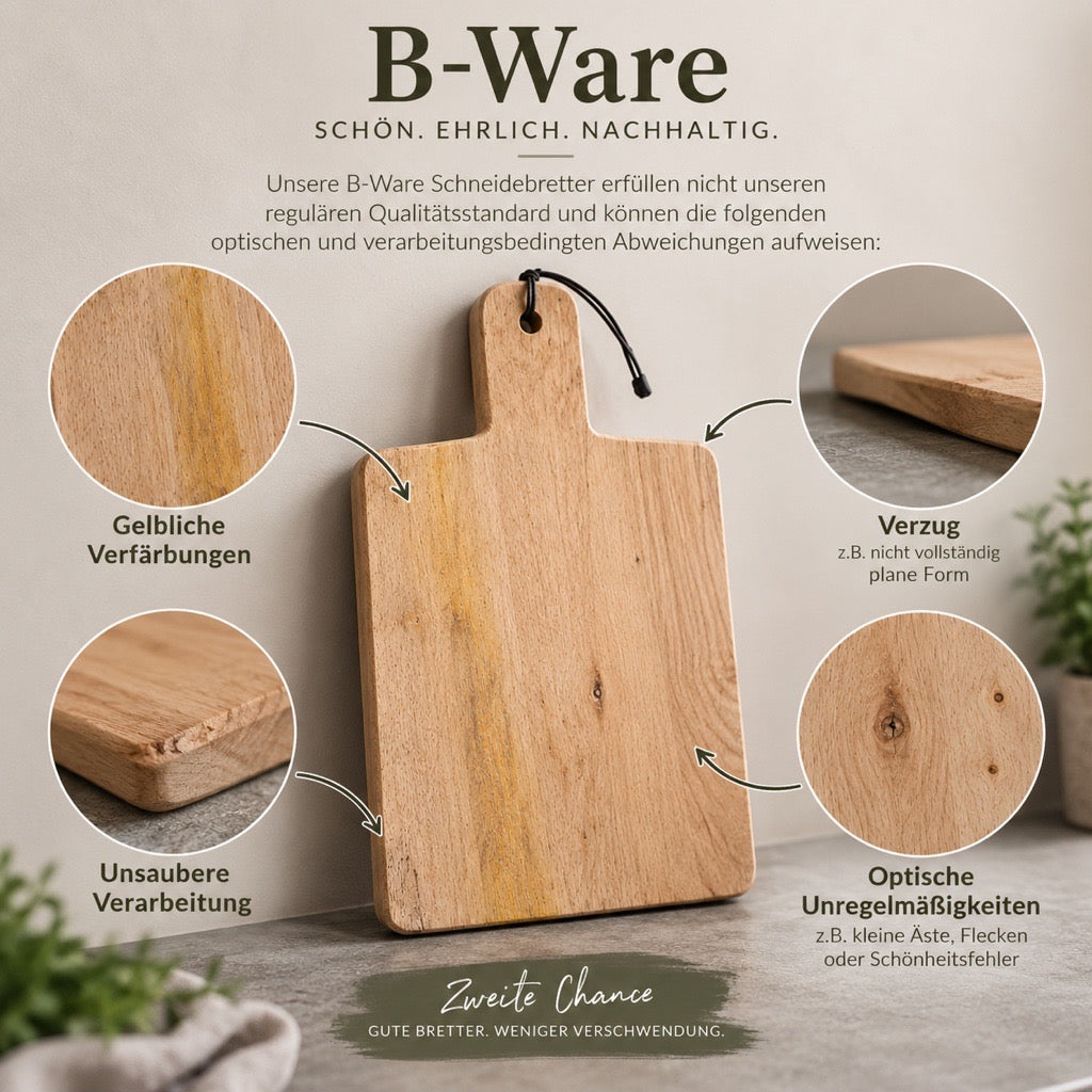 Schneidebrett B-Ware - ohne Gravur