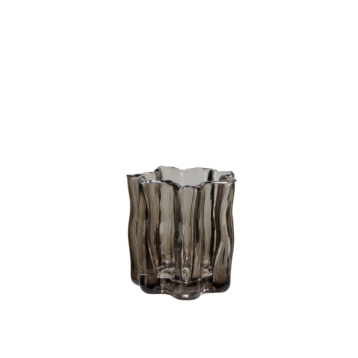 Wikholmform Windlicht / Teelicht / Vase braun organische Form
