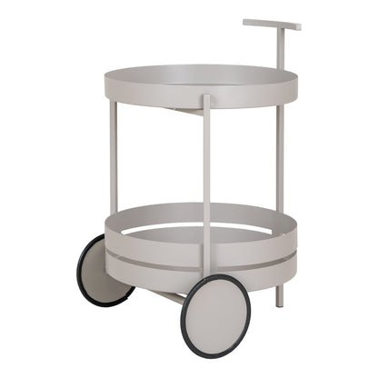 Beja Bar – Barwagen Servierwagen in grau 40 x 49,5 x 61 cm