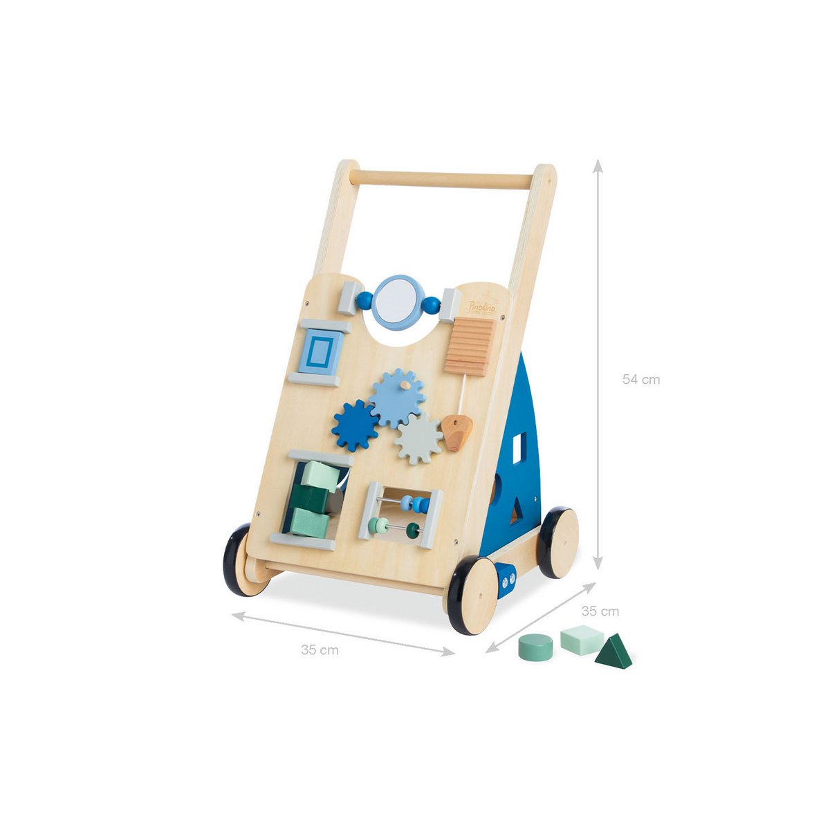 Pinolino Lauflernwagen Activity Walker 'Titus', blau