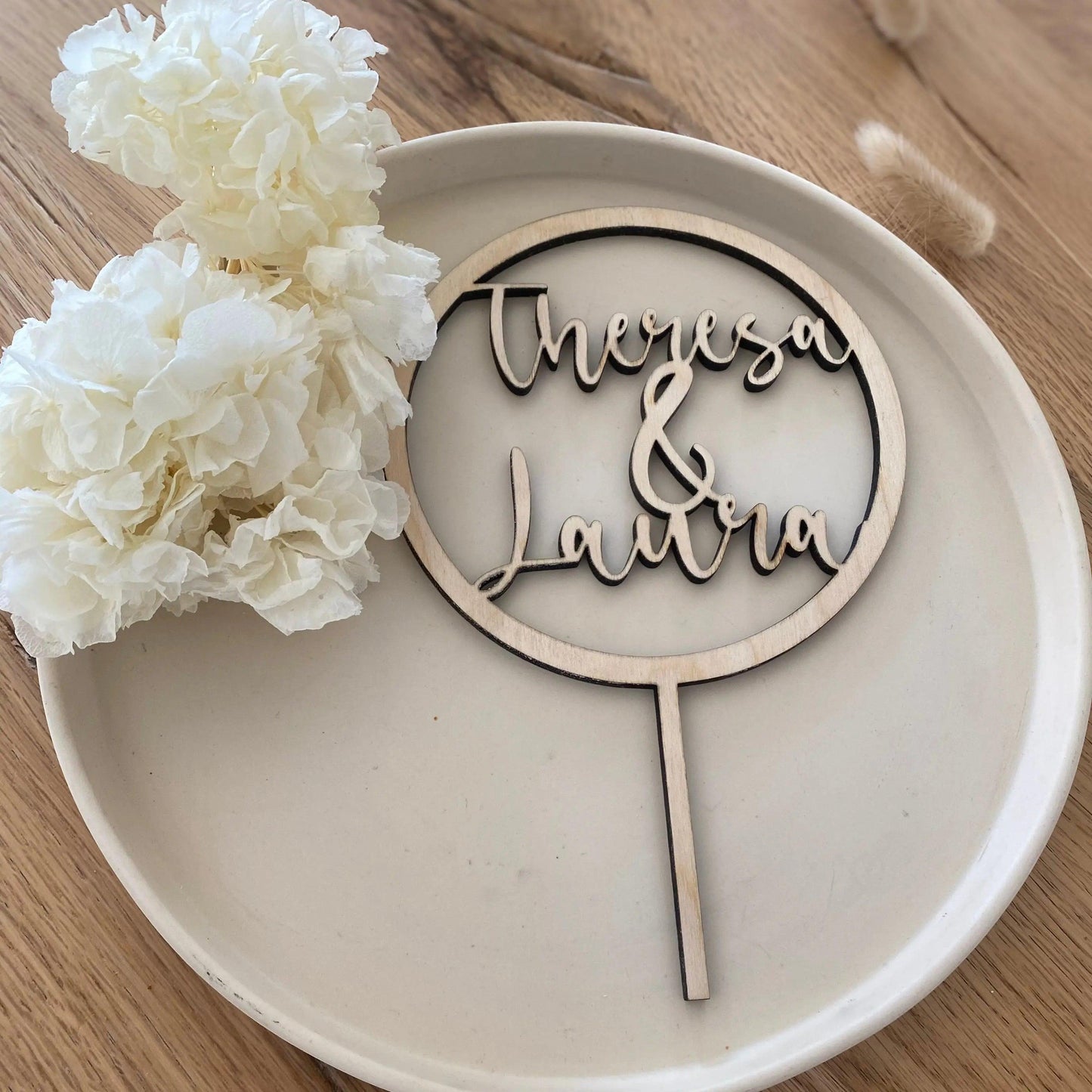 Cake Topper personalisiert Hochzeit