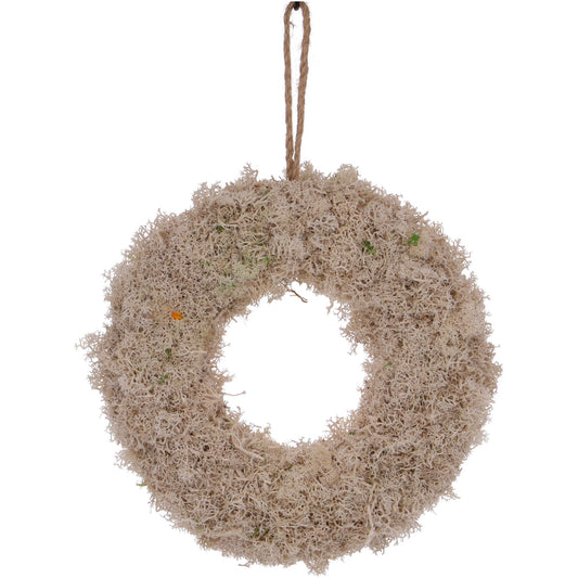 DIY Naturkranz Islandmoos Ø23 cm – auf Styroporunterlage