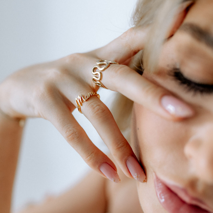 Ring "Mama" – 18K vergoldet