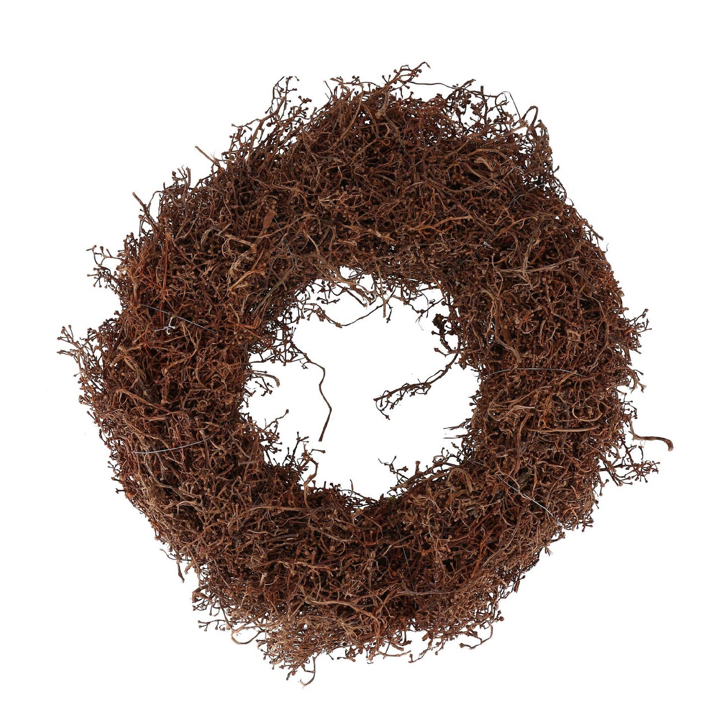 Naturkranz Rebenstiele mit Weintrauben-Cluster Ø35 cm – Höhe 10 cm (DIY)