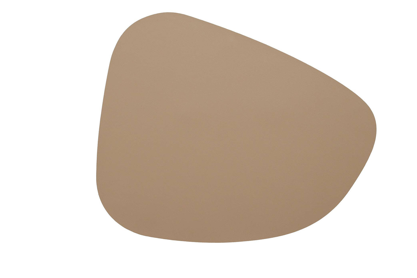 Platzset aus Kunstleder – 2-farbig (Beige/Braun)