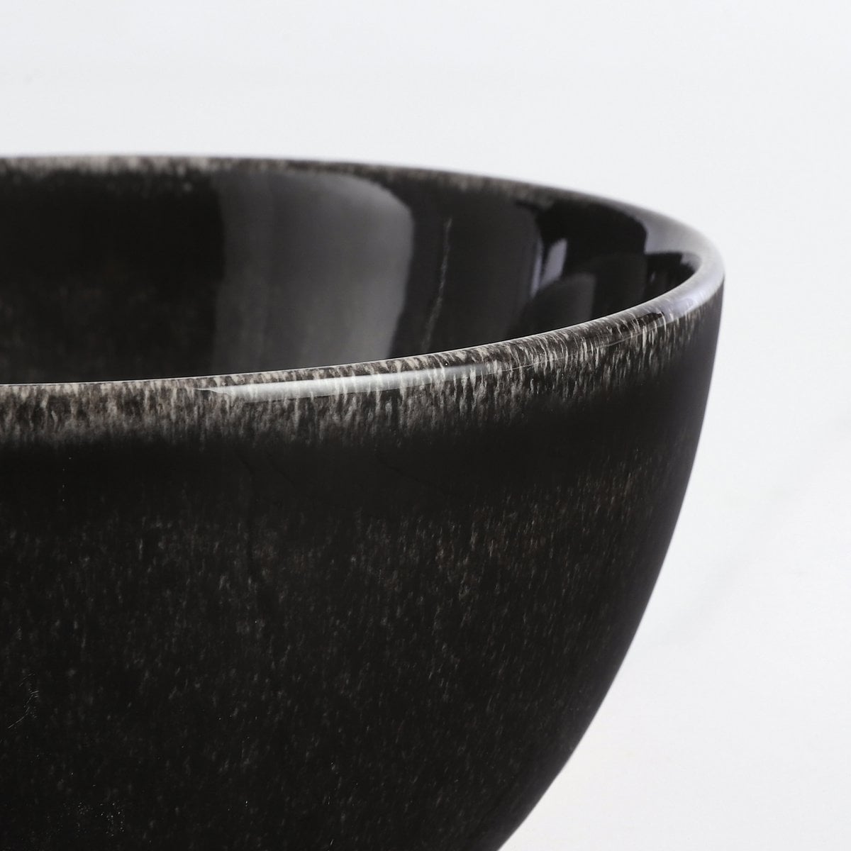 Tabo Geschirrset 16-teilig schwarz – Keramik für 4 Personen