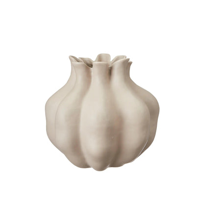 Vase in Blumenform beige Schön Manufaktur